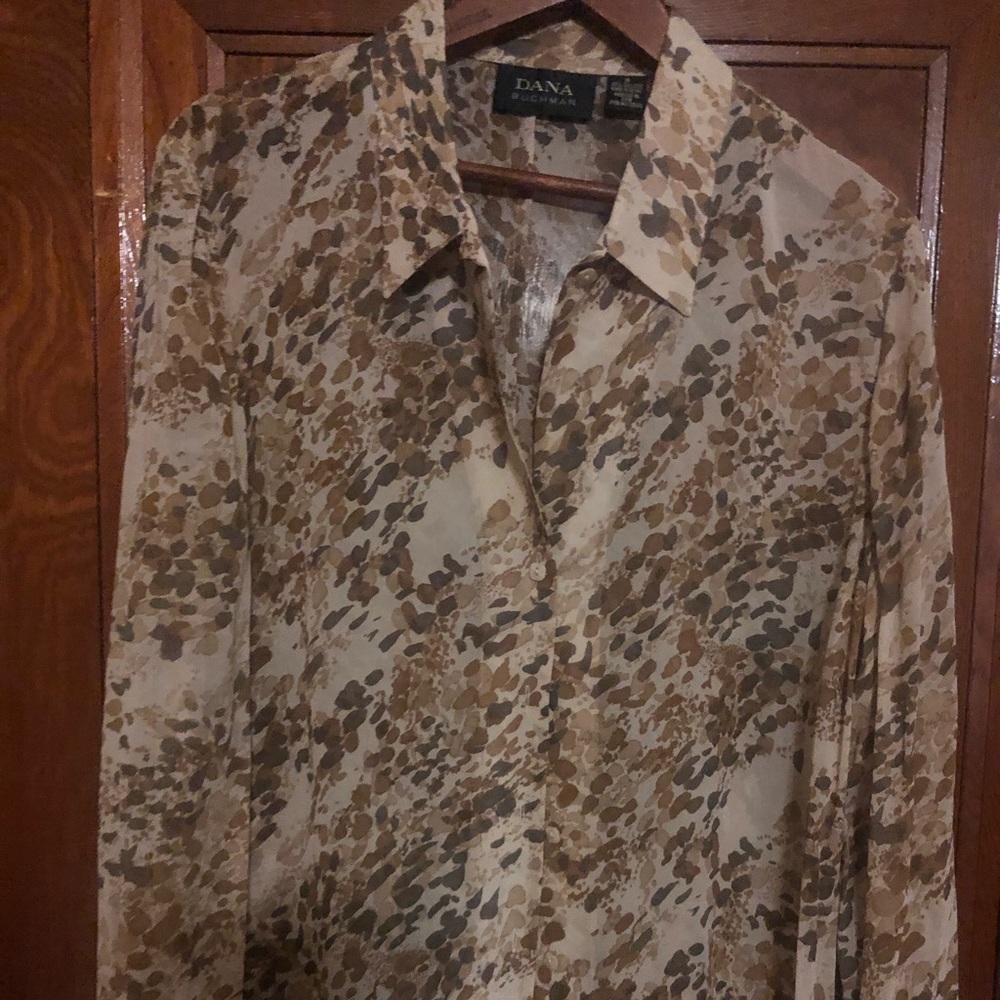 100%silk blouse
